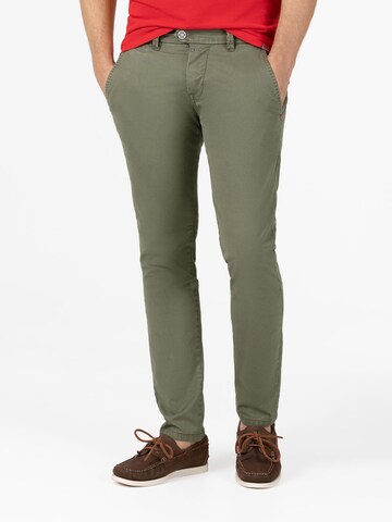 TIMEZONE Regular Pants 'Janno' in Green: front