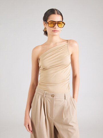 ABOUT YOU Top 'Susanna' in Beige: front
