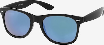 styleBREAKER Sonnenbrille 'Nerd Sonnenbrille mit Rechteckigen Gläsern' in Blau: Vorderseite