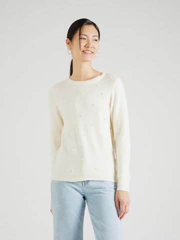 Pull-over 'FREYA' VILA en beige : devant