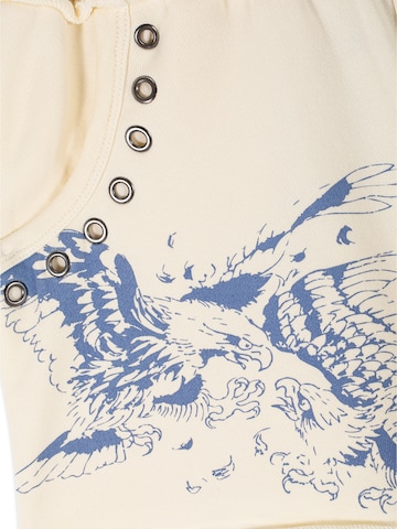 Regular Pantalon 'Fighting Eagle' Ed Hardy en beige