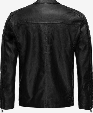 Redbridge Bikerjacke 'Ilinois Champaign' in Schwarz