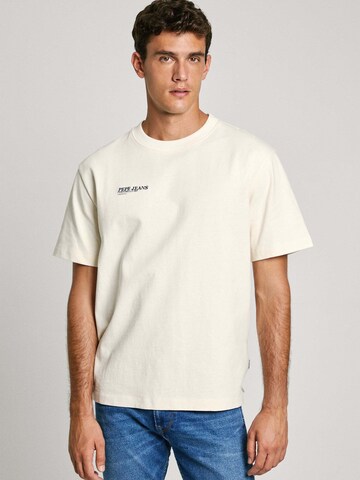 Pepe Jeans Shirt 'DALTON TEE' in Weiß: Vorderseite