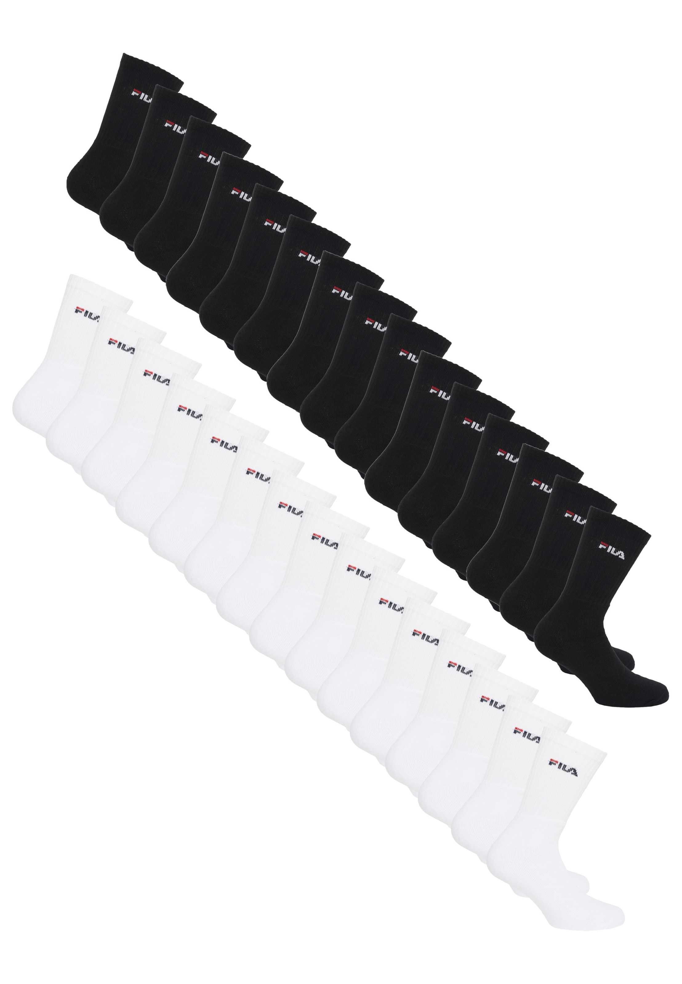 FILA Socks in 35-38 in Black / White, Item view
