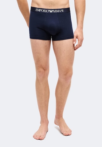 Emporio Armani Boxerky – modrá: přední strana