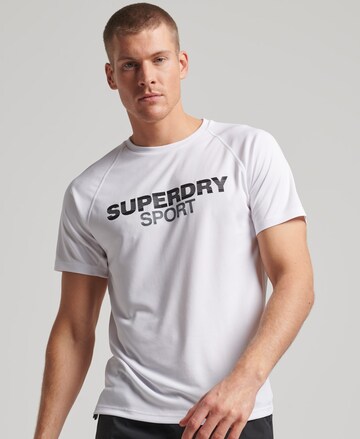 Superdry Tričko - biela: predná strana
