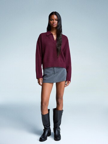 Bershka Pullover in Rot: Vorderseite