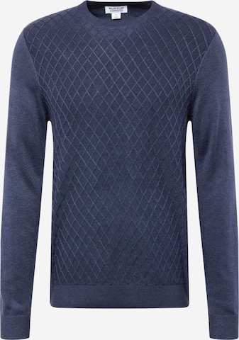 BURTON MENSWEAR LONDON Trui in Blauw: voorkant