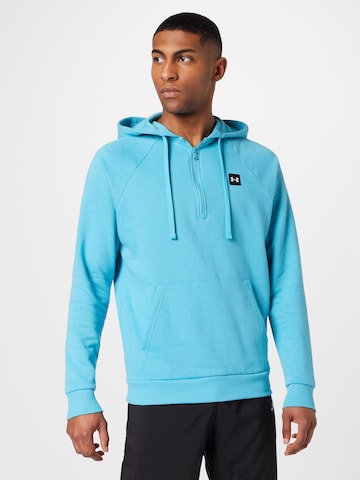 UNDER ARMOUR Sport sweatshirt i blå: framsida