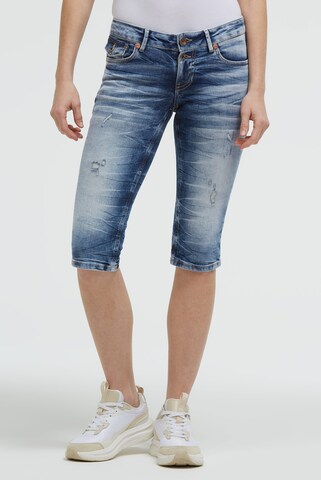 Soccx Slim fit Jeans in Blue: front