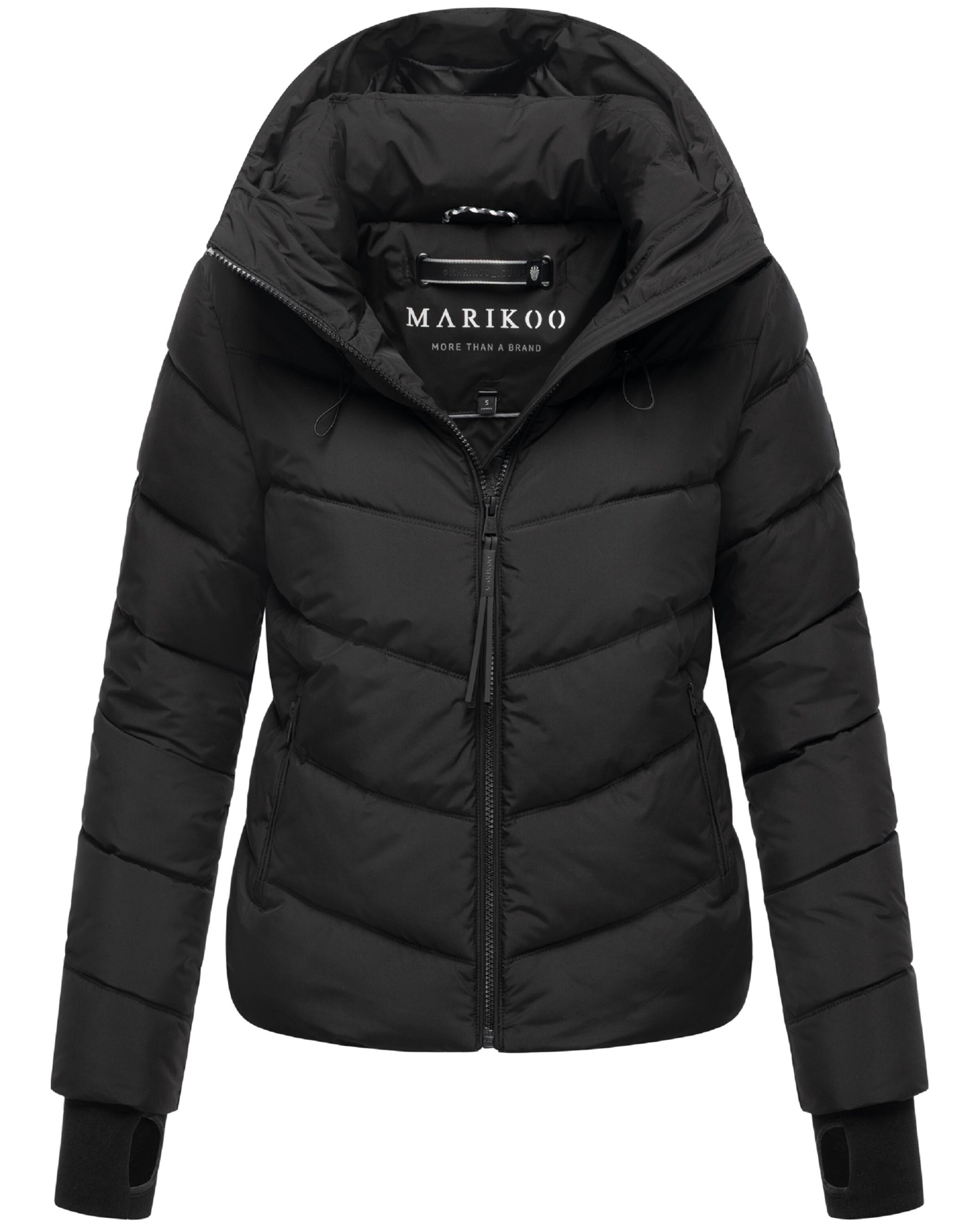 MARIKOO Winter Jacket in Black