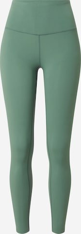 Varley Skinny Workout Pants 'Let's Move' in Green: front