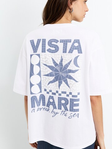 Pull&Bear Shirt in Wit