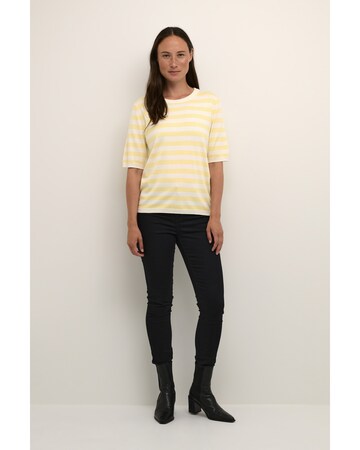 Pull-over 'Lizza' Kaffe en jaune