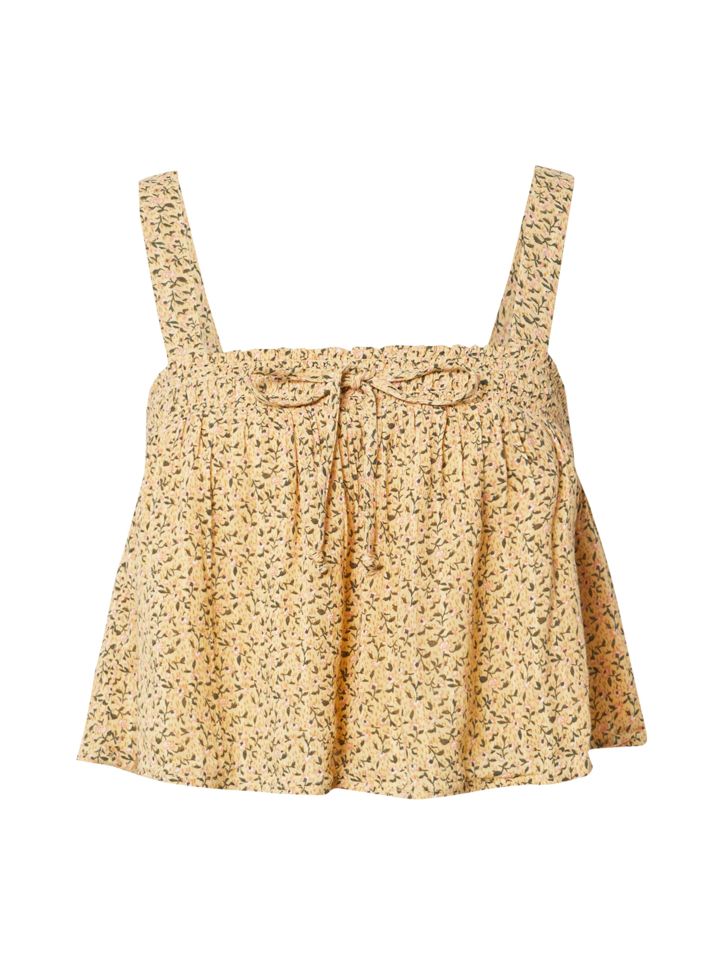 American Eagle Топ в жълто: отпред