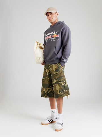 Felpa 'RBULLF1' di NEW ERA in grigio