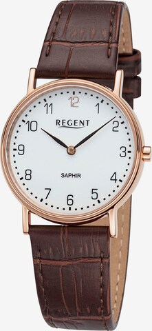 REGENT Analog Watch in Gold: front