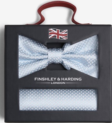 Finshley & Harding London Bow Tie in Blue: front