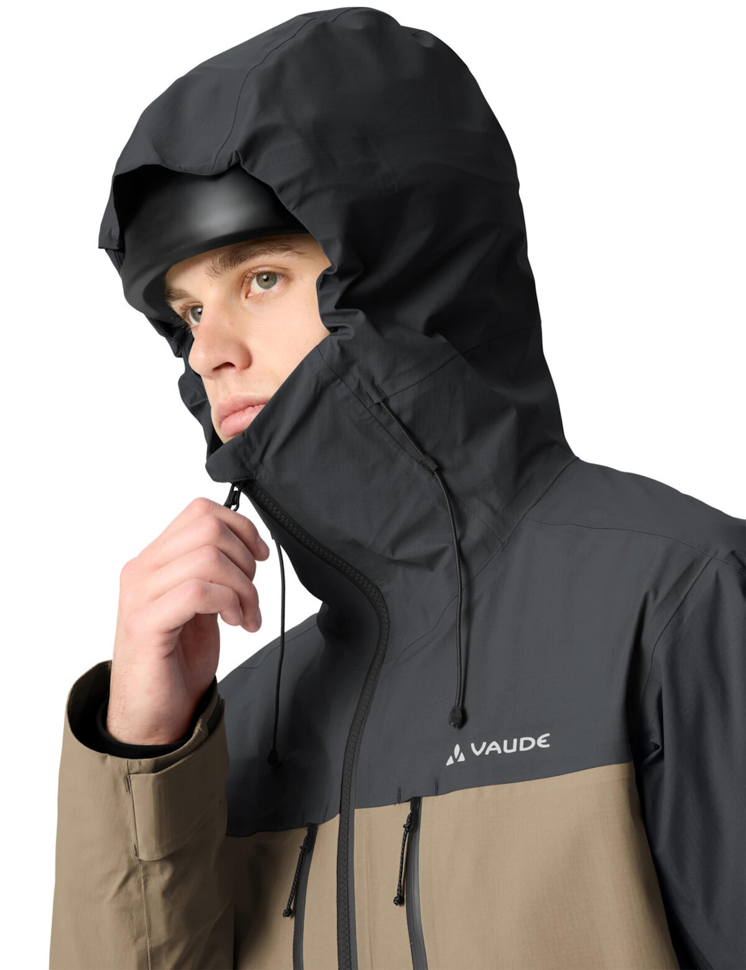 VAUDE Sports jacket 'Monviso II' in Beige