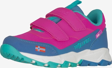 TROLLKIDS Flats 'Preikestolen' in Blue: front