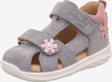 myToys COLLECTION Sandals 'Bumblebee' in Grey: front