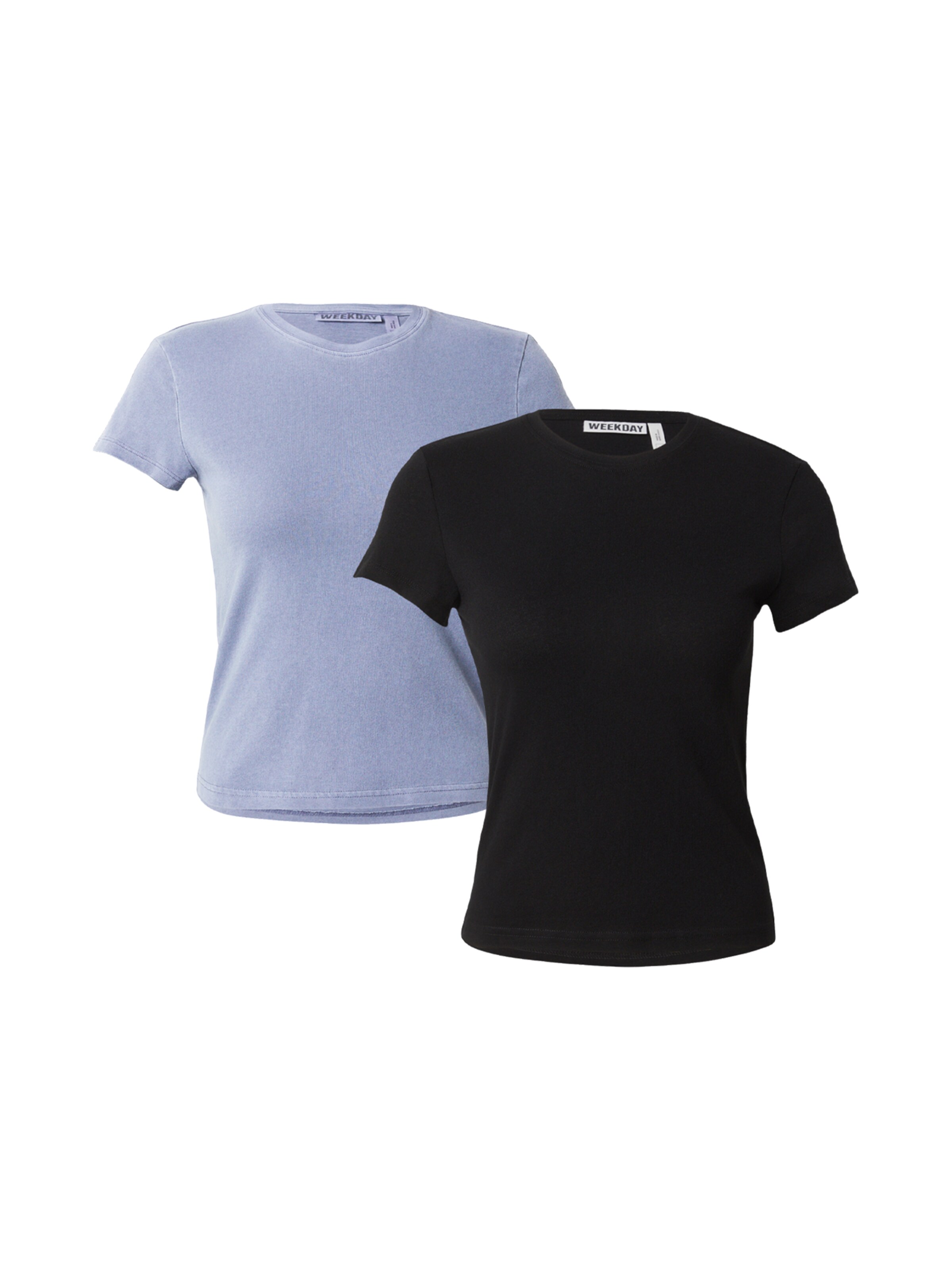 WEEKDAY T-Shirt 'Carla' in Blau: Vorderseite