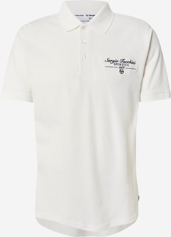 Sergio Tacchini Paita 'GIANI' värissä valkoinen: etupuoli