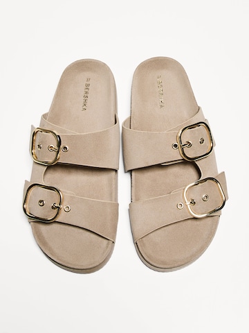 Bershka Mule in Beige