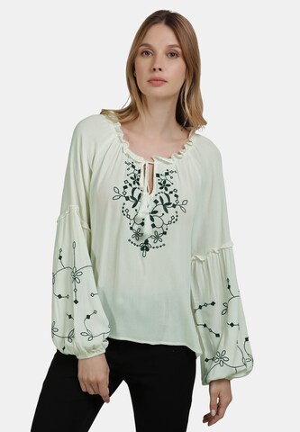 DreiMaster Vintage Bluse i grønn: forside