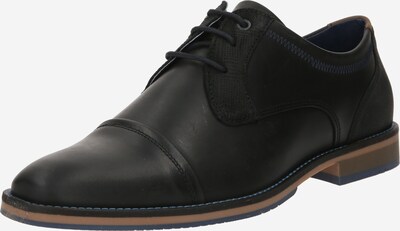 BULLBOXER Čevlji na vezalke 'CALEB' | črna barva, Prikaz izdelka