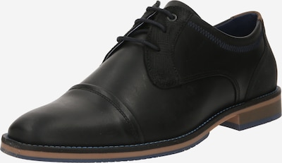 Pantofi cu șireturi 'CALEB' BULLBOXER pe negru, Vizualizare produs