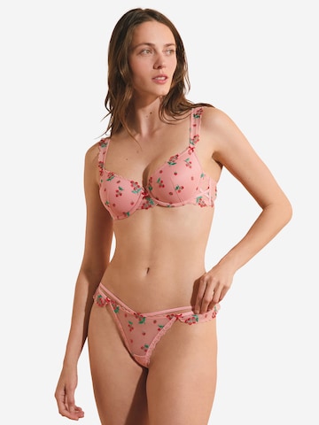 ETAM String 'Tomato Love' in Pink