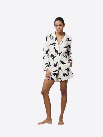 ARUELLE Pyjama in Weiß