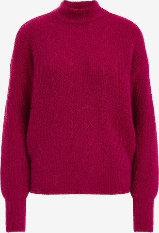 Pull-over WE Fashion en rose : devant