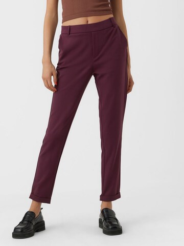 VERO MODA Regular Chino 'VMMAYA' in Rood: voorkant