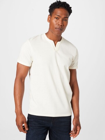 TOM TAILOR T-Shirt in Beige: predná strana