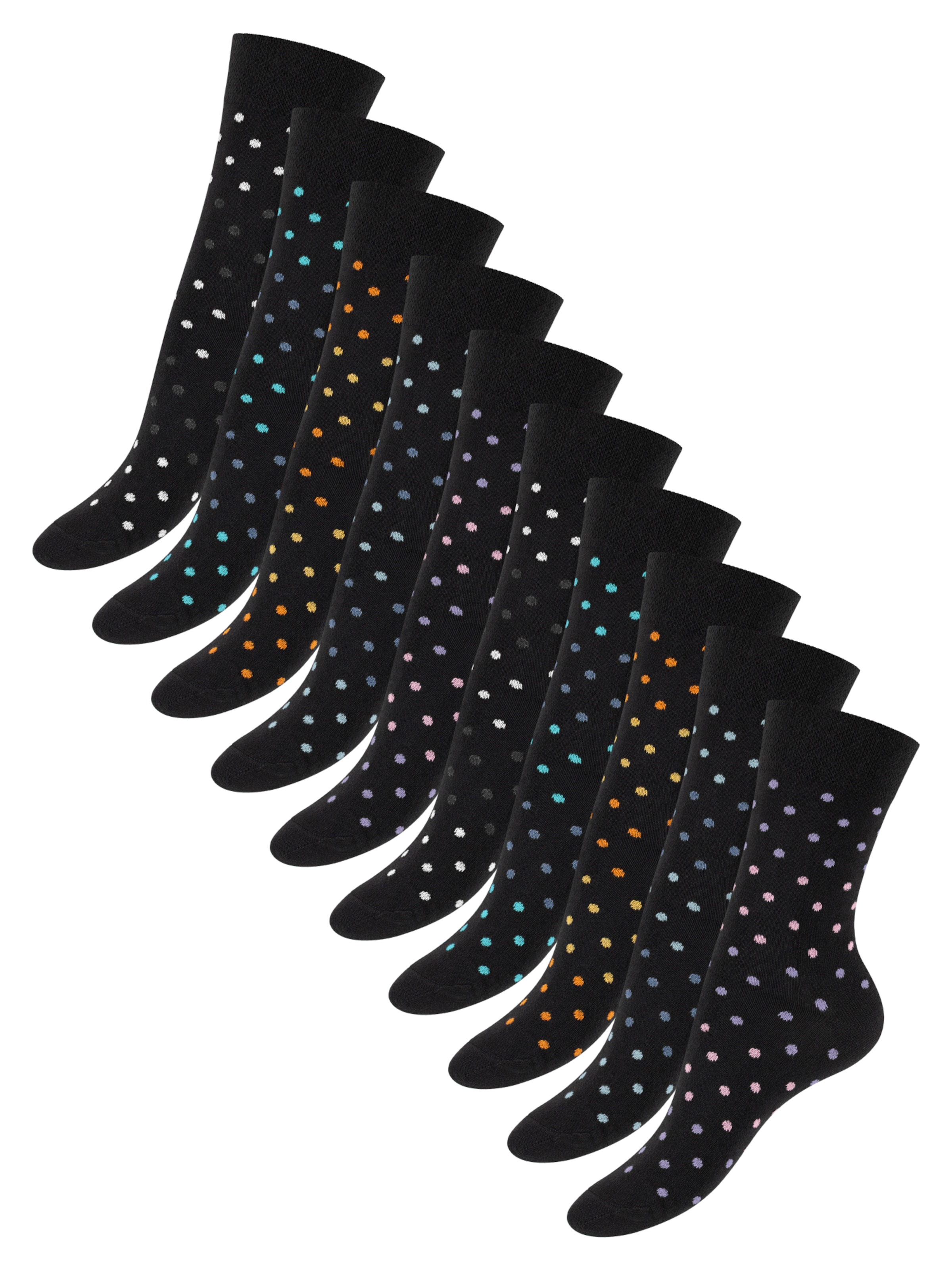 celodoro Socken 'cute socks'‌‌‌‌‌‌‌‌ in Schwarz: Vorderseite
