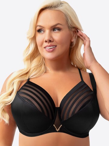 Gorsenia T-Shirt BH 'K810 Yoko' in Schwarz