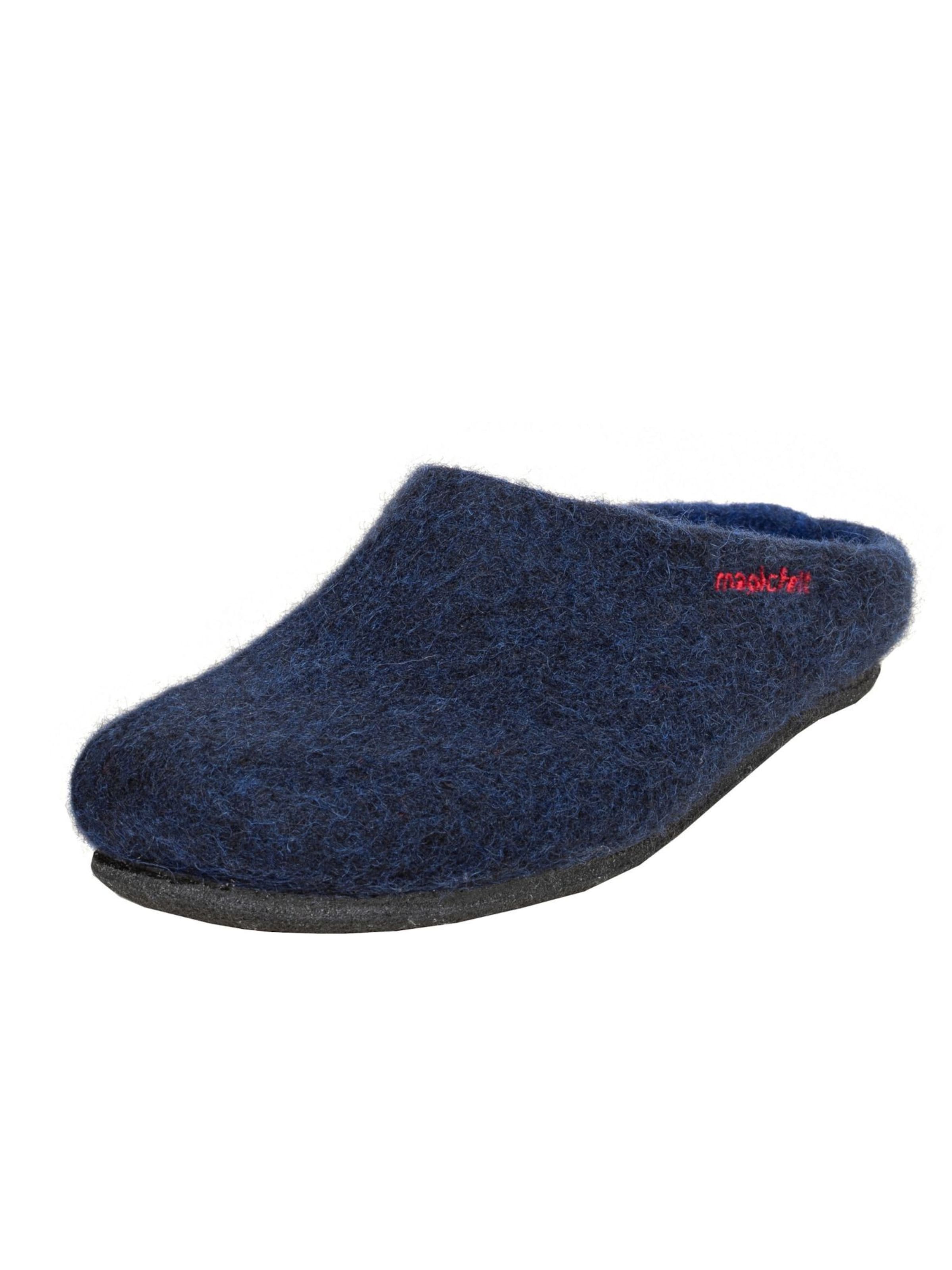 MagicFelt Slippers 'Filzpantoffel Magicfelt 709' in Blue: front