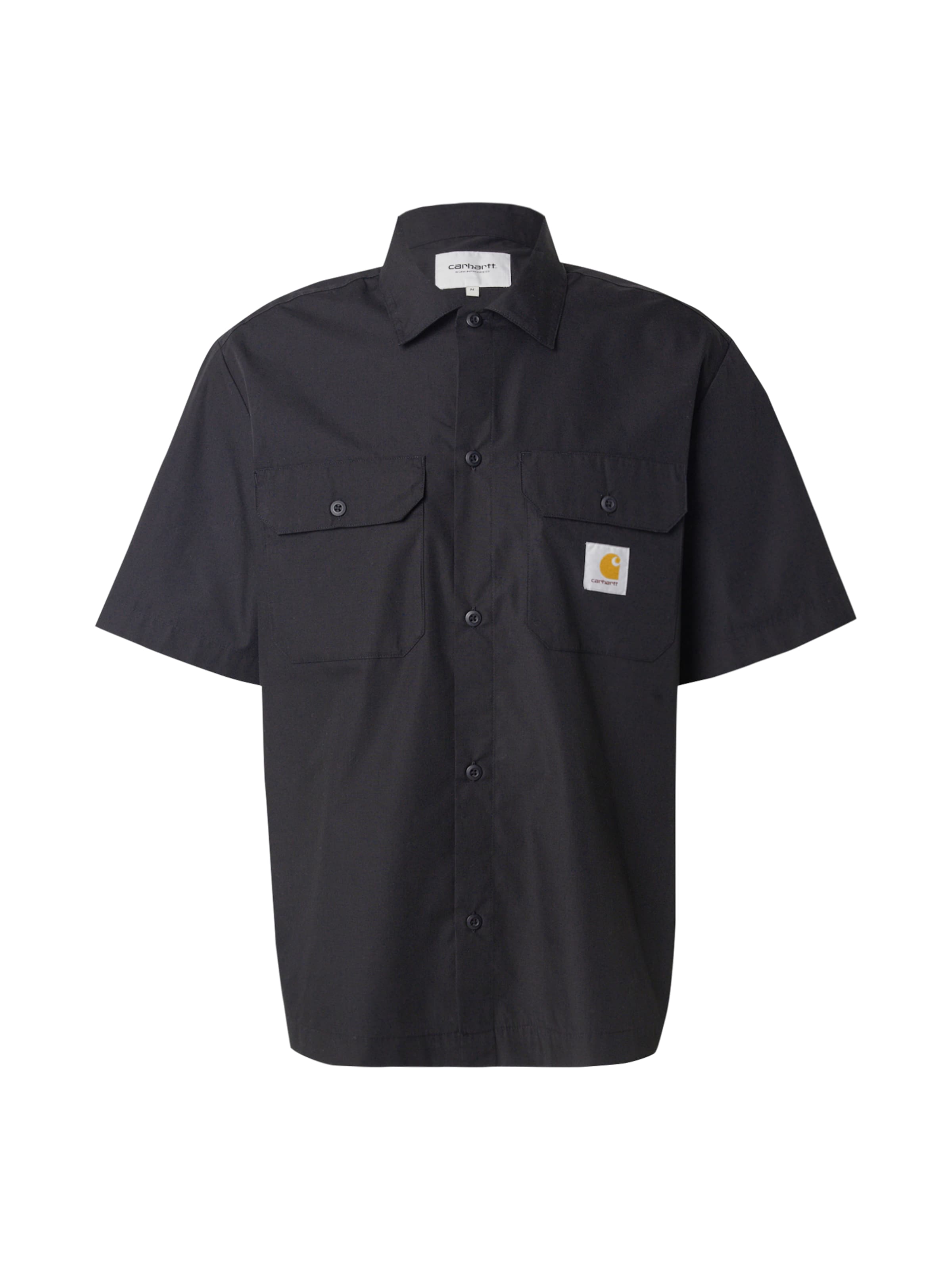 Carhartt WIP Comfort Fit Skjorta i svart: framsida
