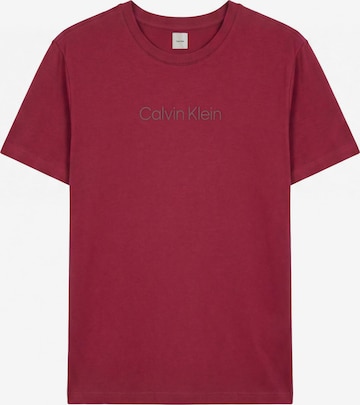 T-Shirt Calvin Klein en rouge : devant
