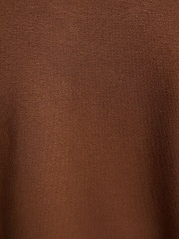Bershka Bluzka sportowa w kolorze brązowy