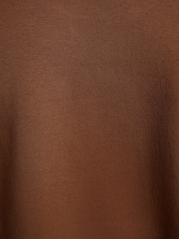 Bershka Bluzka sportowa w kolorze brązowy