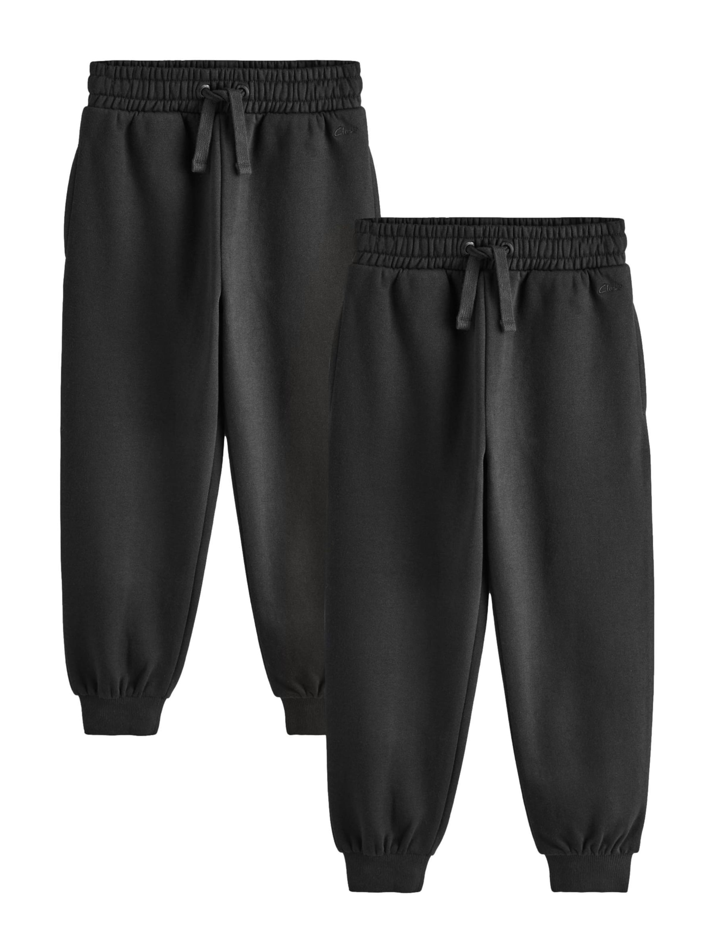 Effilé Pantalon CLARKS en noir : devant