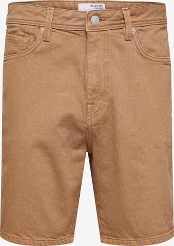 SELECTED HOMME Broek 'Luke' in Beige: voorkant