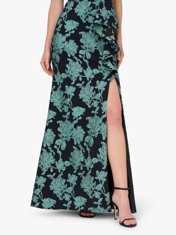 Adrianna Papell Evening dress 'Jacquard Sleeveless Gown' in Blue
