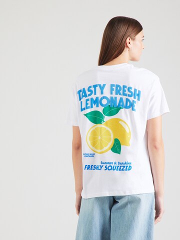 Tricou supradimensional de la Sublevel pe alb: față