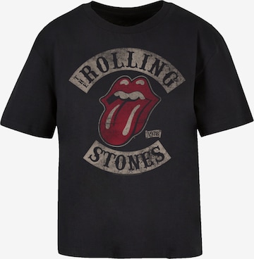 F4NT4STIC Shirt 'The Rolling Stones Tour '78 Vector' in Black: front