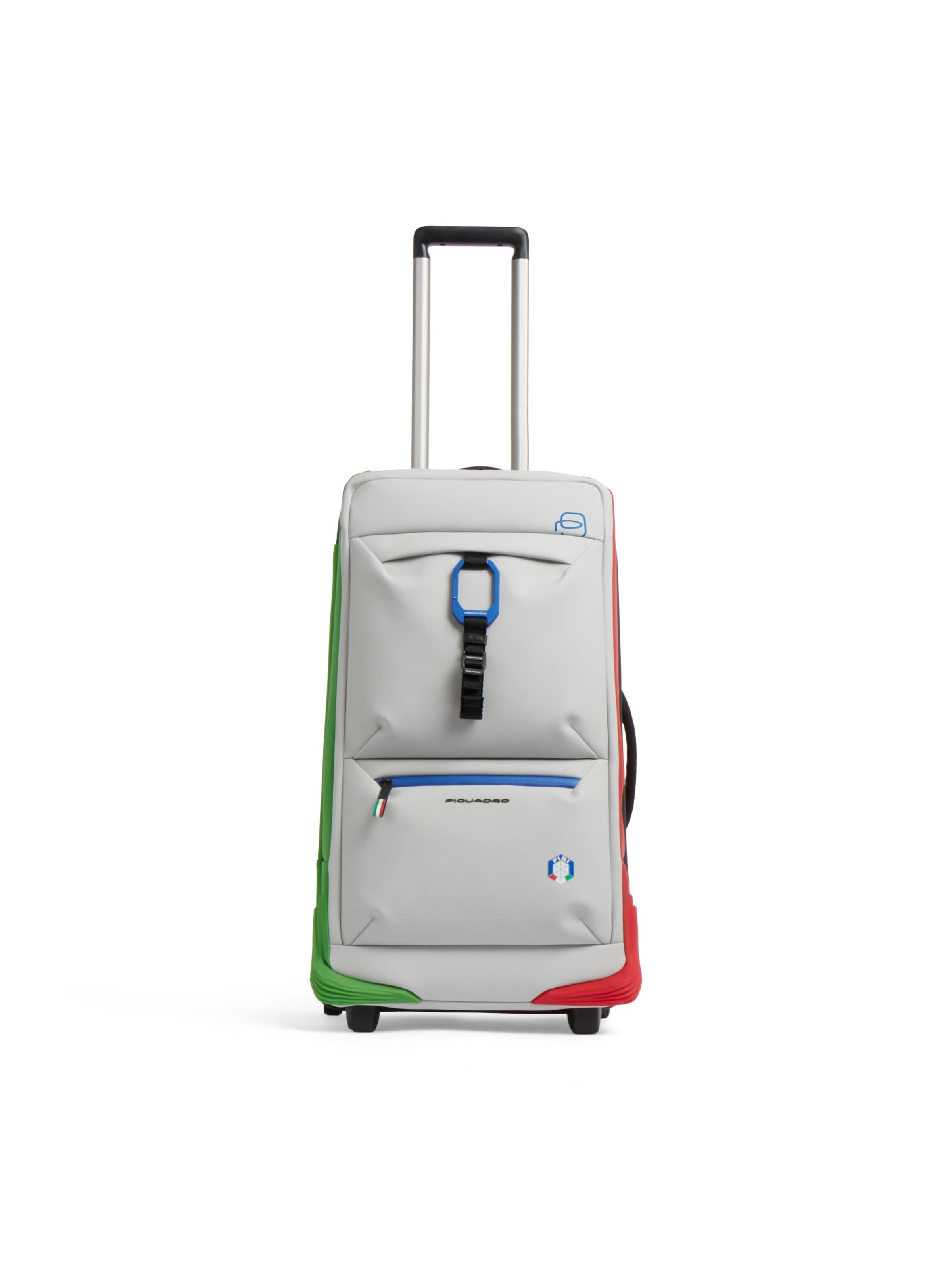 Piquadro Trolley‌‌‌‌ in Weiß: Vorderseite
