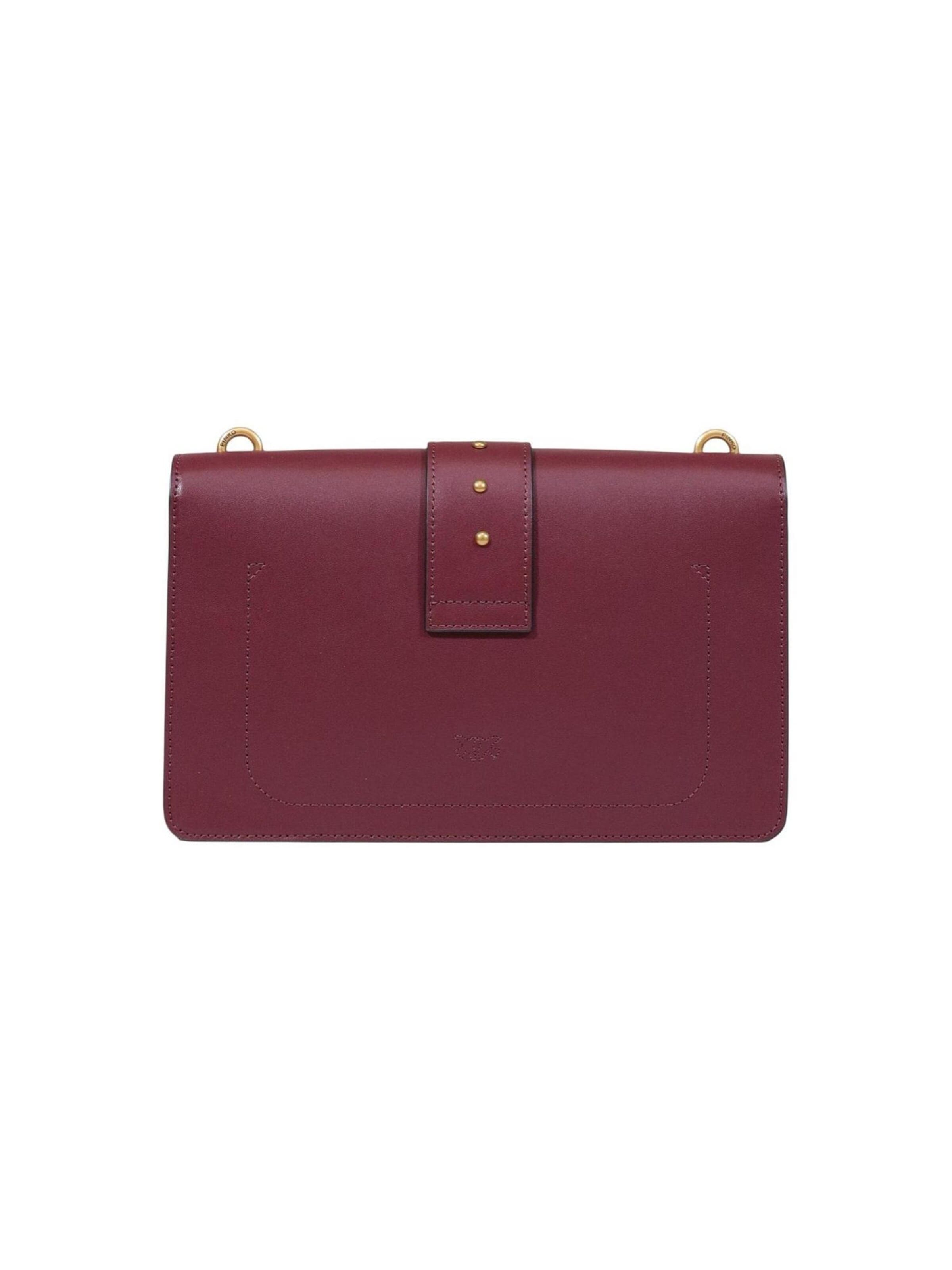PINKO - Bolso de hombro 'LOVE ONE CLASSIC ST. CL VITELL 105857 A0F1' en rojo